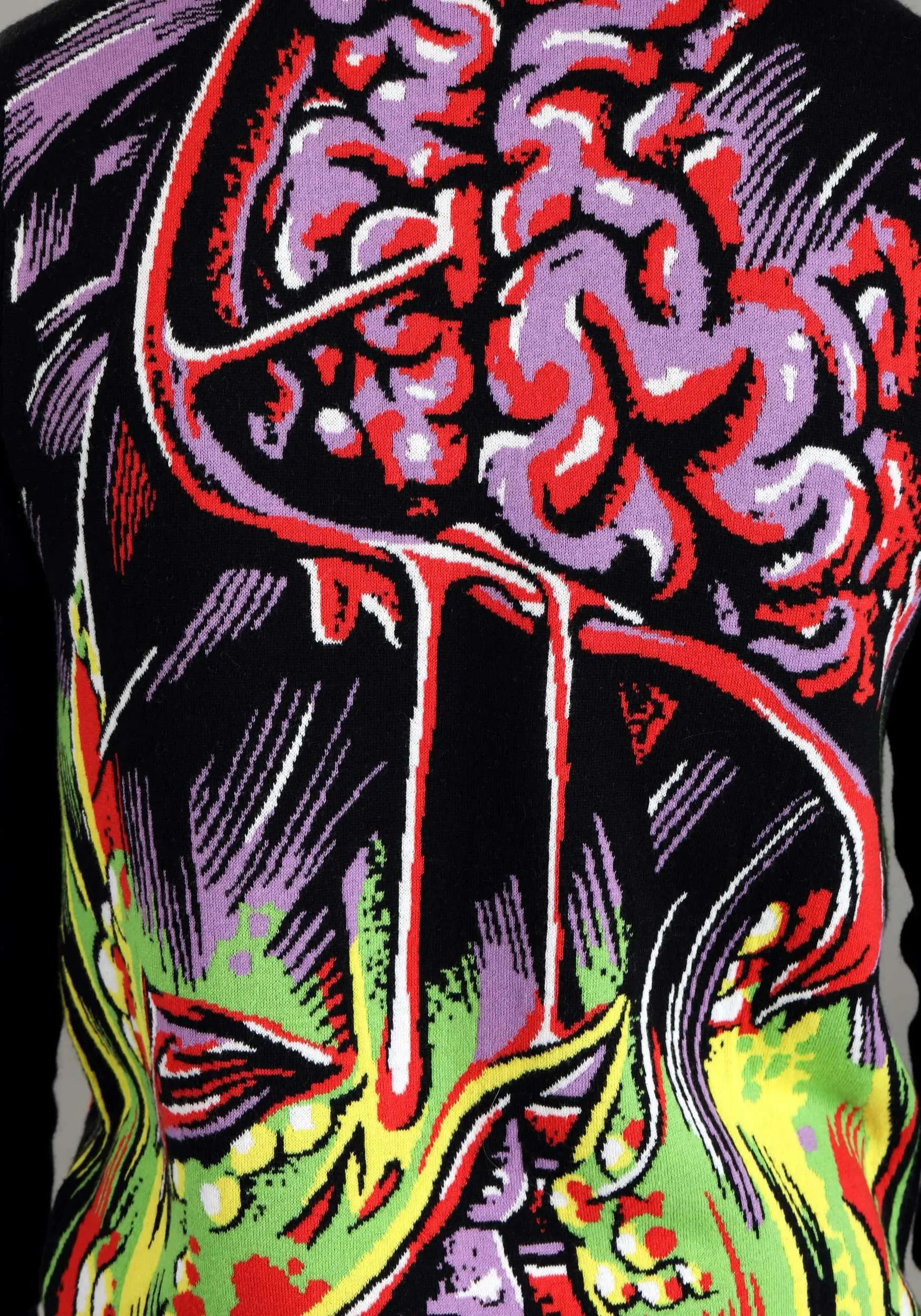 Face The Monster Halloween Ugly Sweater For Adults - Image 9