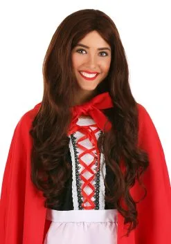 Little Red Riding Hood Wig For Adults