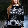 Witch Spellcraft And Curios Adult Ugly Halloween Sweater