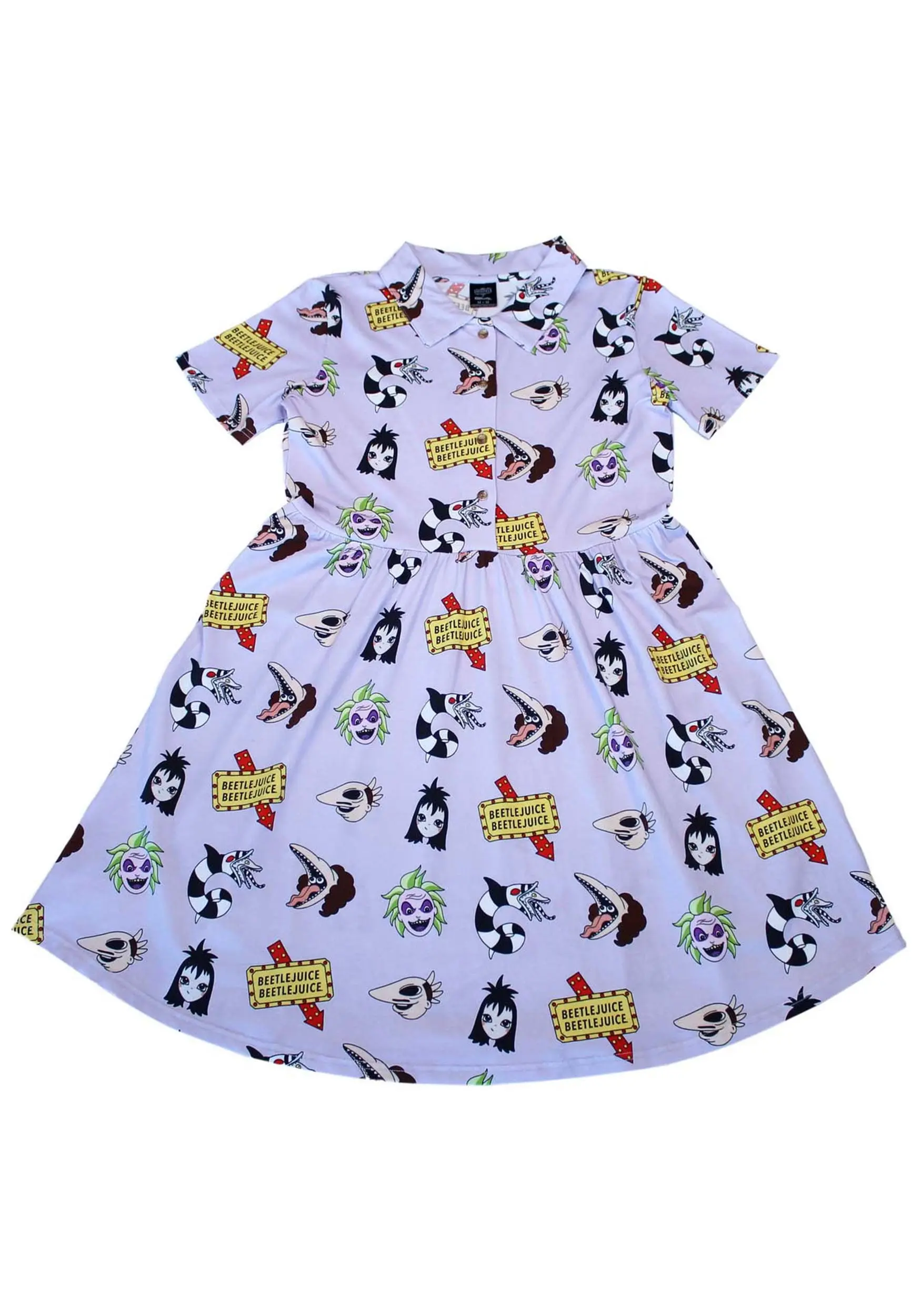 Beetlejuice Button Up Dress From Cakeworthy - Image 2