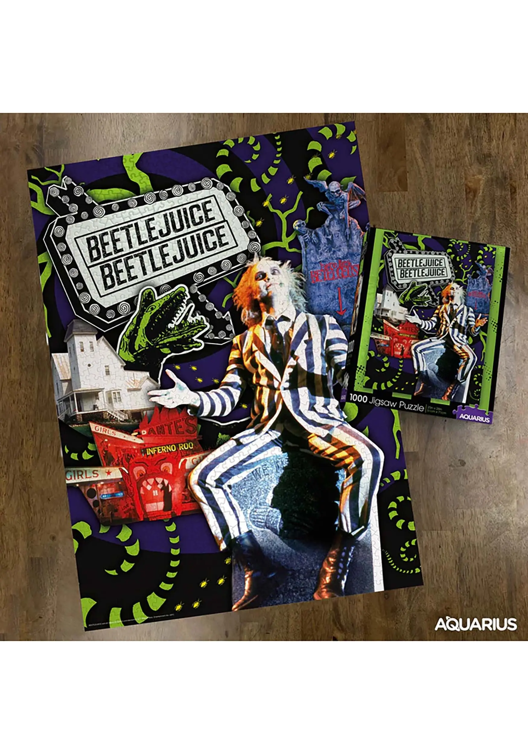 1000 Pc Beetlejuice- Collage Puzzle - Image 3