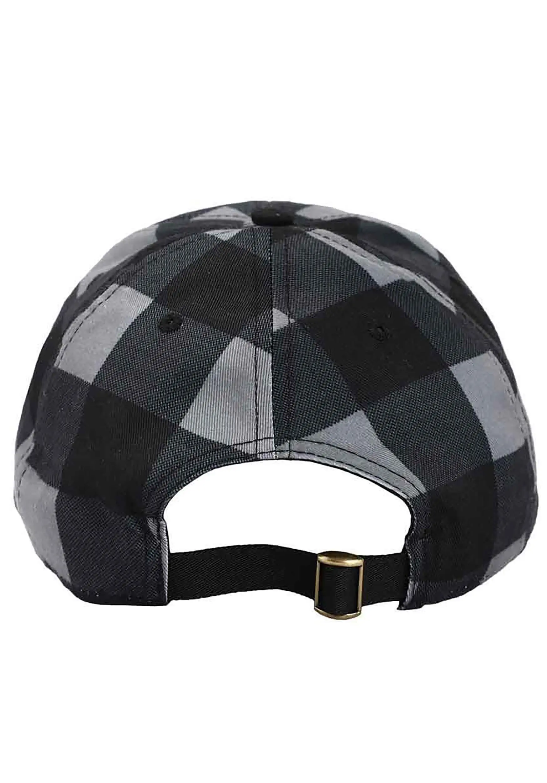 Beetlejuice Logo Embroidered Plaid Twill Hat - Image 5