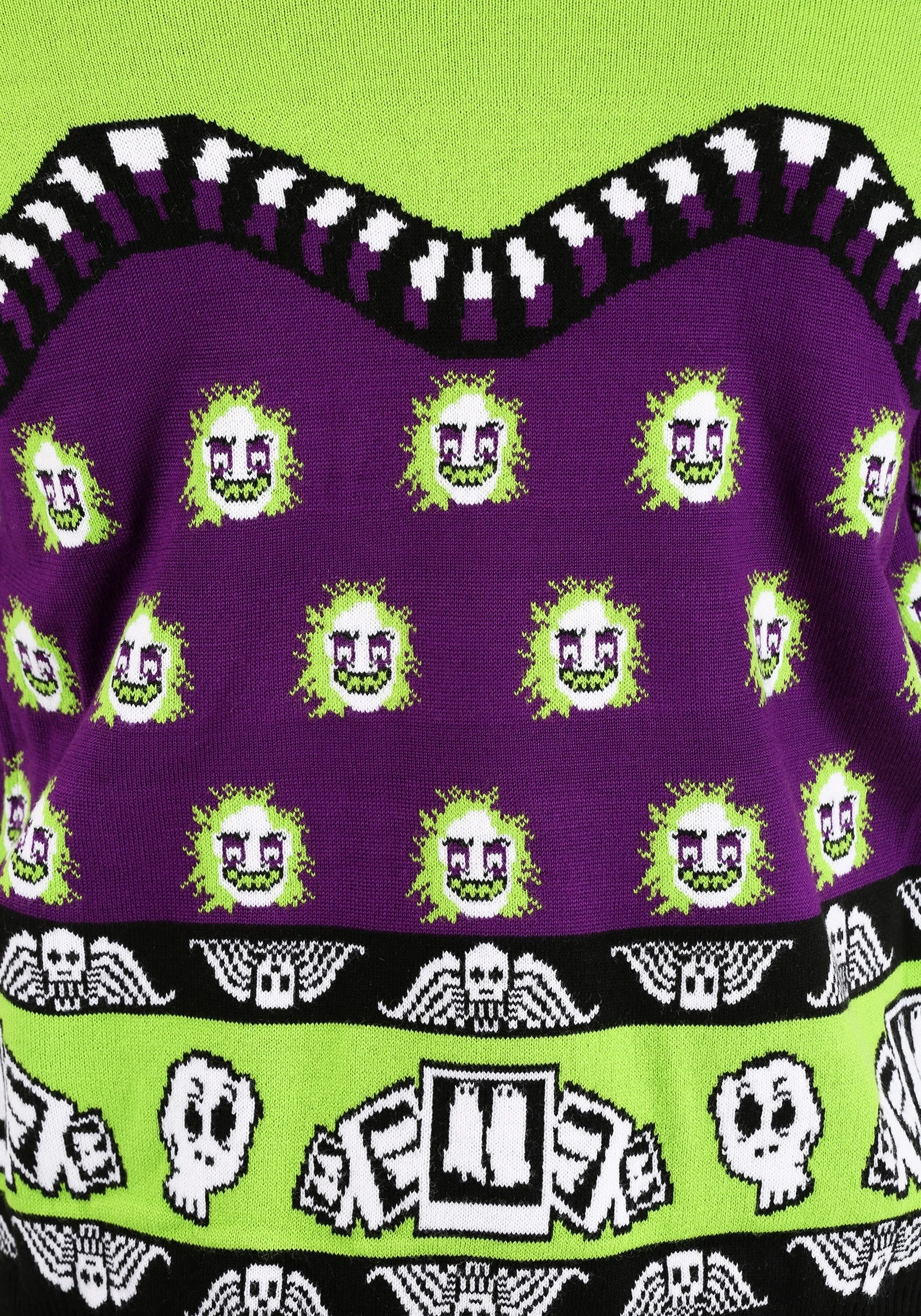 Adult Beetlejuice Lydia Deetz Ugly Halloween Sweater - Image 11