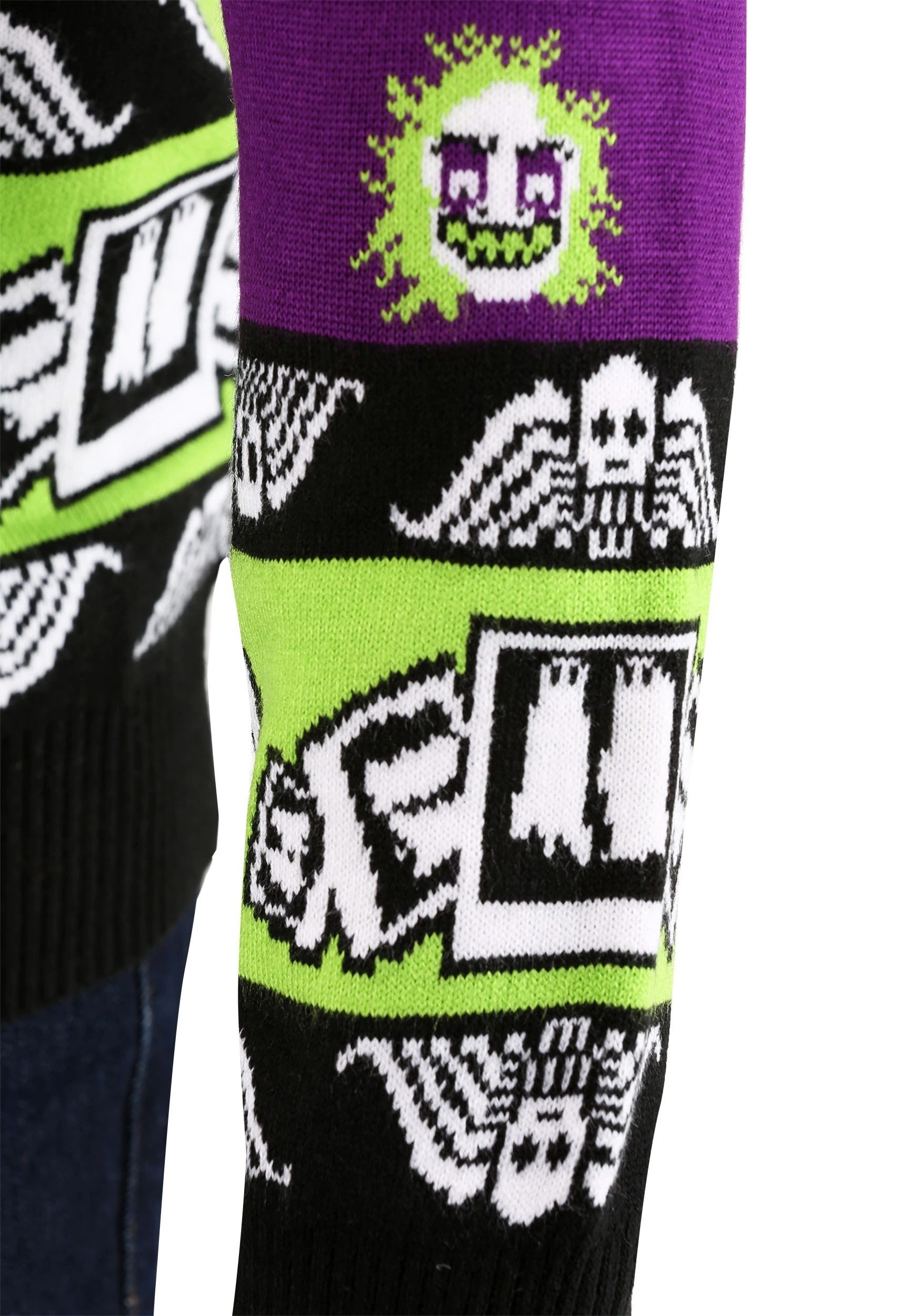 Adult Beetlejuice Lydia Deetz Ugly Halloween Sweater - Image 8