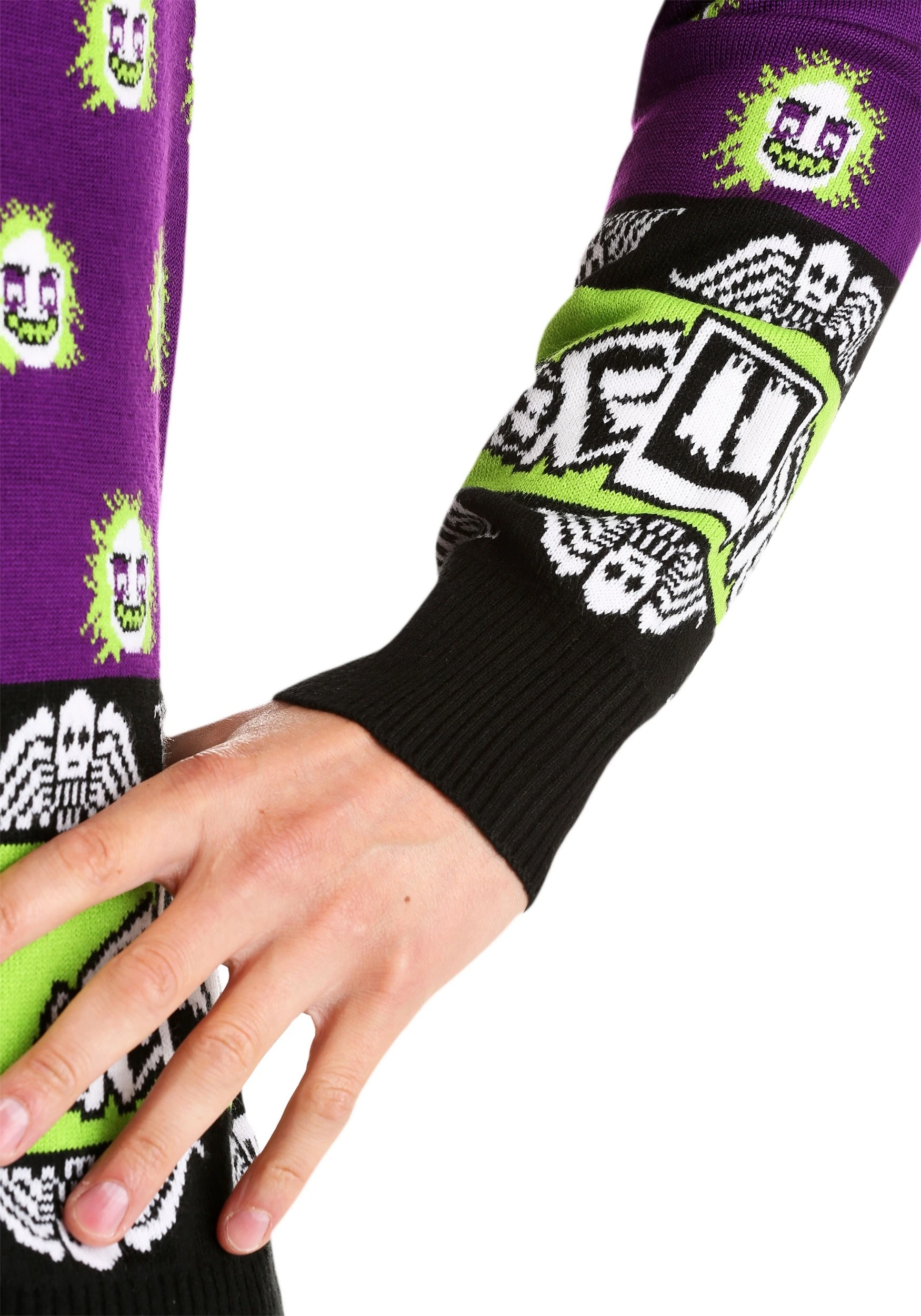 Adult Beetlejuice Lydia Deetz Ugly Halloween Sweater - Image 9