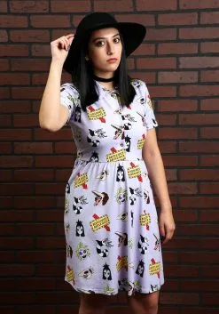 Beetlejuice Button Up Dress From Cakeworthy