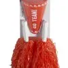 Cheerleader Megaphone And Red Pom Pom Set