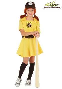 A League Of Their Own Girls Kit Costume