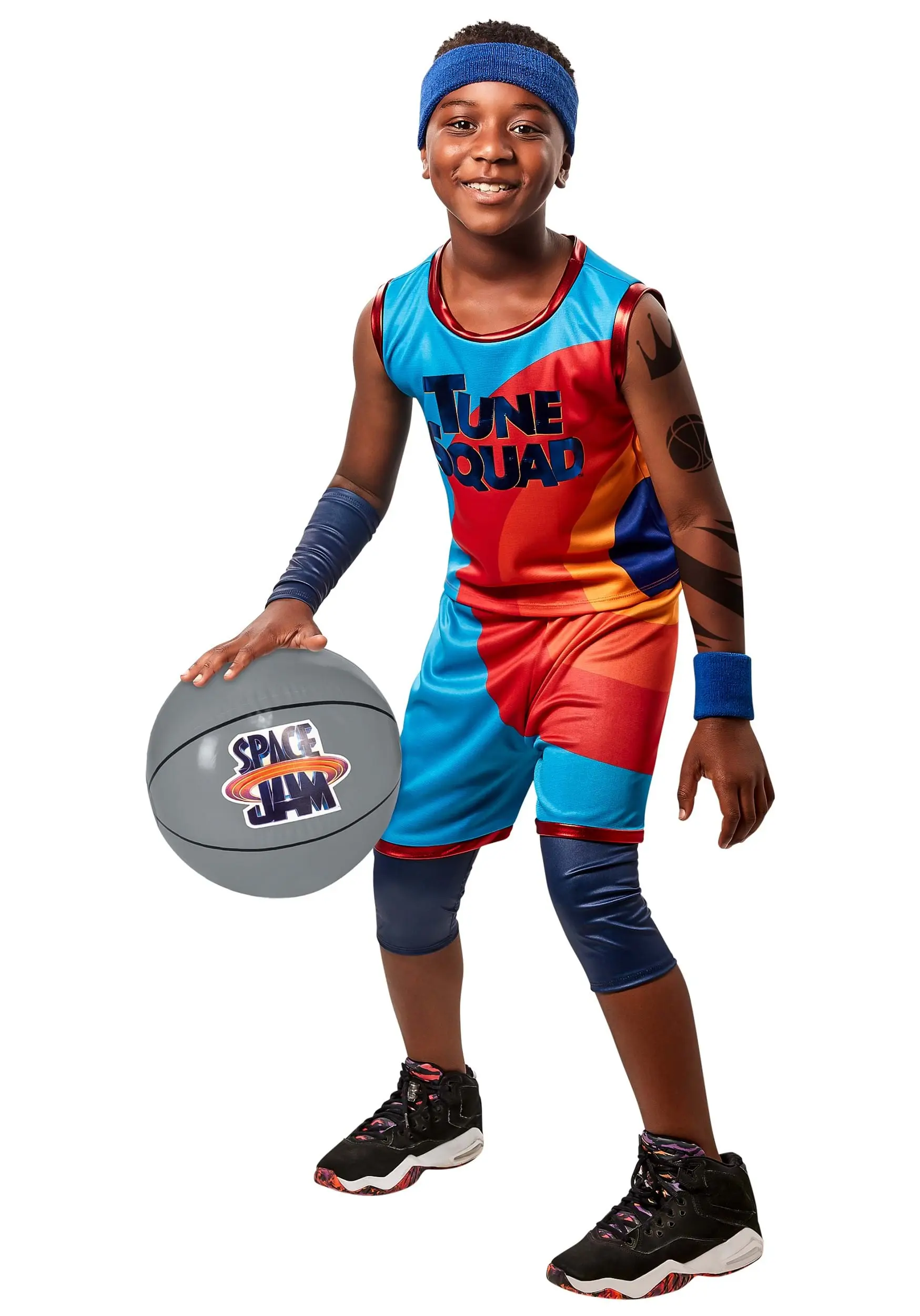 Space Jam 2 Lebron James Tune Squad Costume For Children