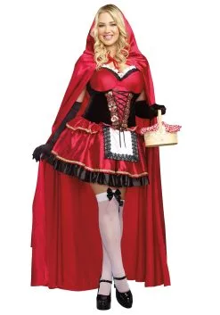 Little Red Plus Size Womens Costume