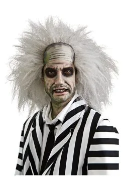 Men's Crazy Beetlejuice Costume Wig