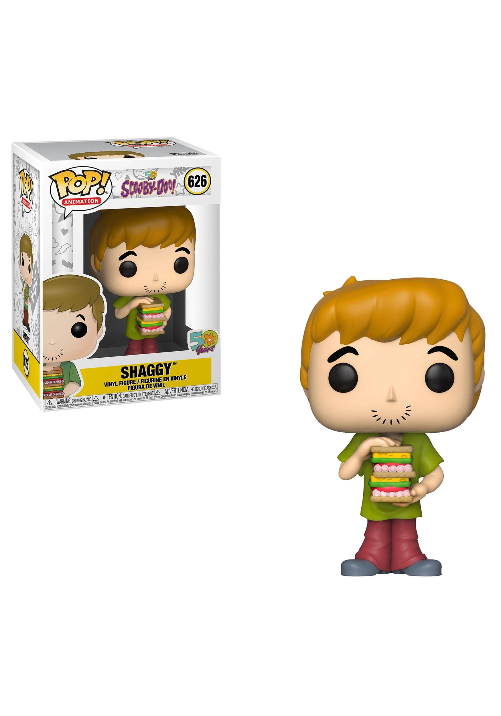 Funko POP! Animation Vinyl: Shaggy With Sandwich Vinyl Figure