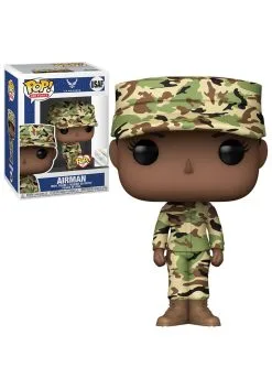 Funko POP Military: Air Force Female 2 - Camo Vinyl Figure