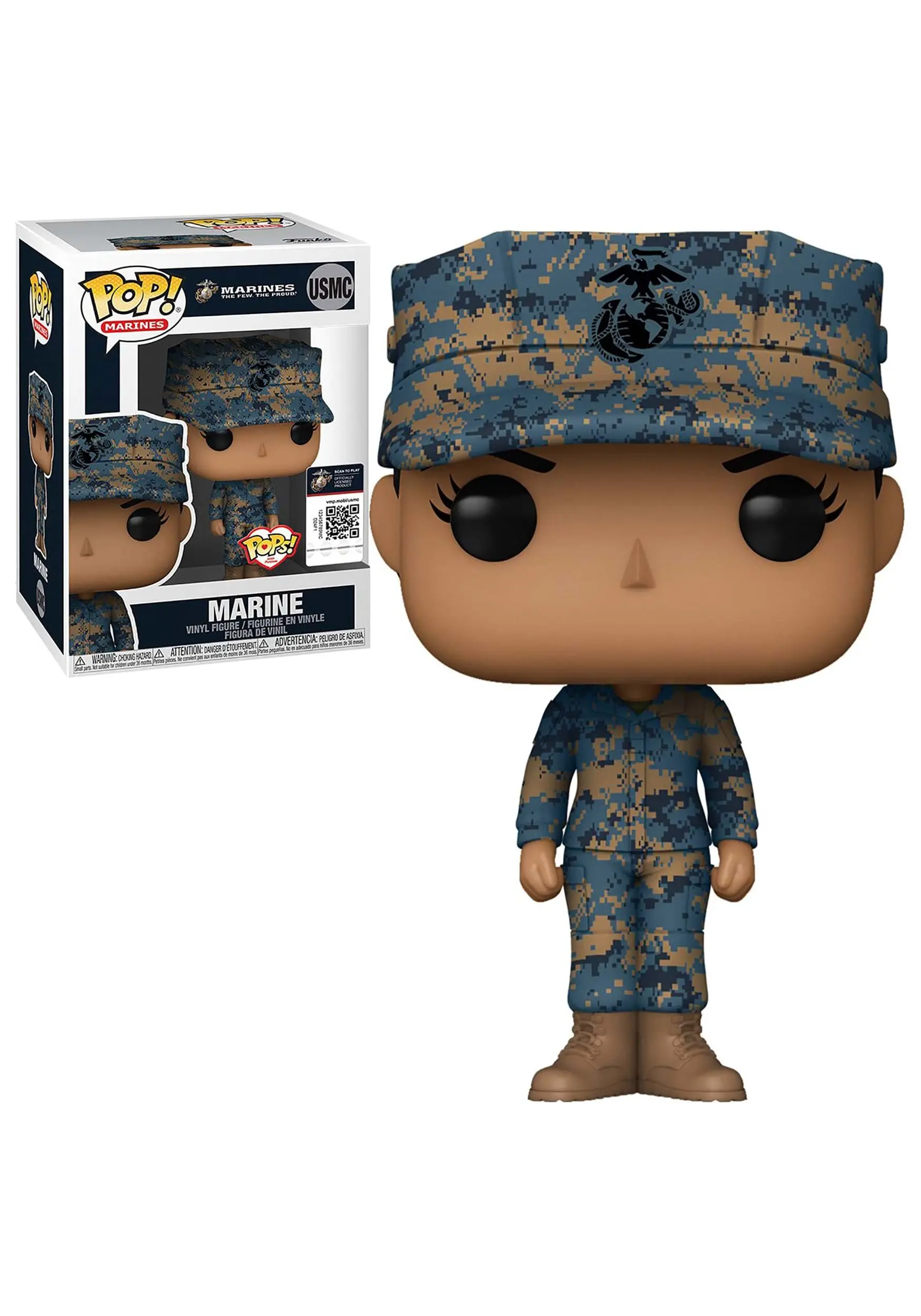 Funko POP Military: Marine Female 2 - Cammies Vinyl Figure