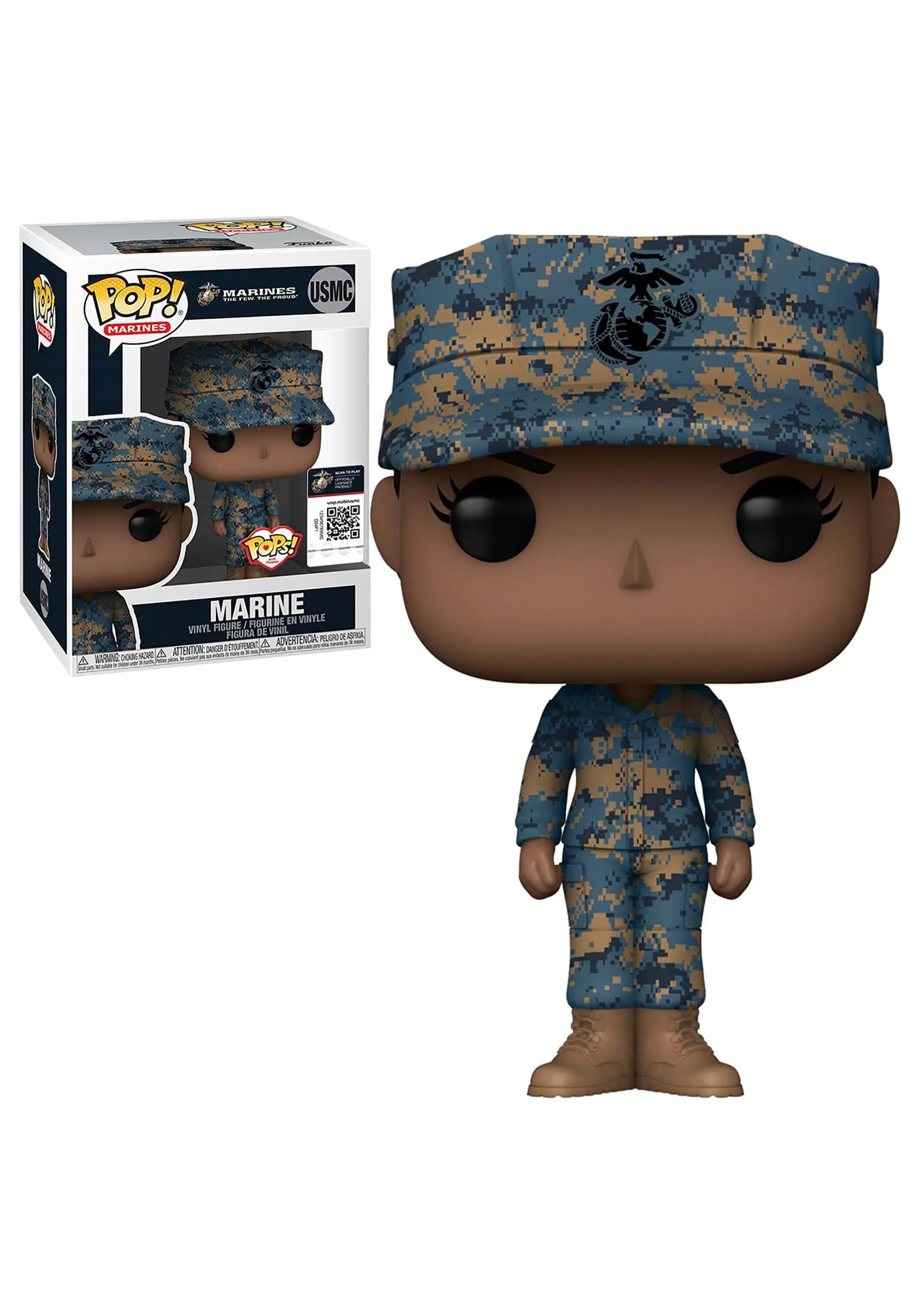 Funko POP Military: Marine Female 3 - Cammies Vinyl Figure