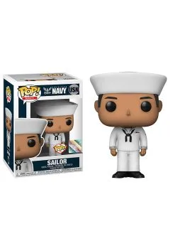 Funko POP! Military: Navy - Service Dress White Uniform Male 2 Vinyl Figure