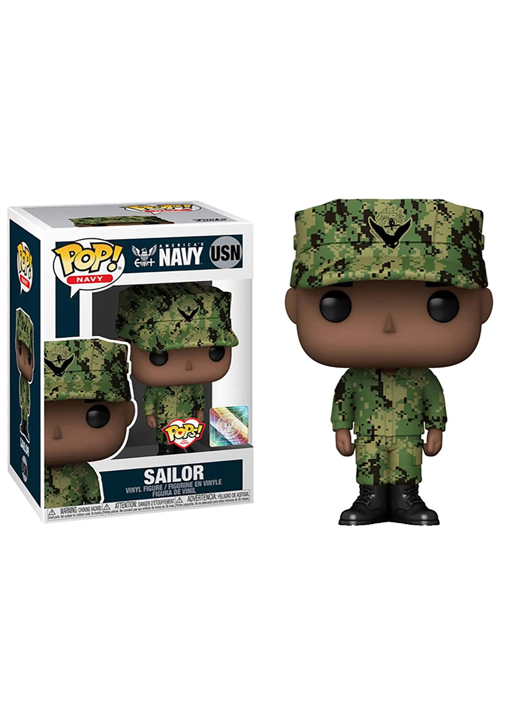 Funko POP! Military: Navy - Working Uniform Male 1 Vinyl Figure