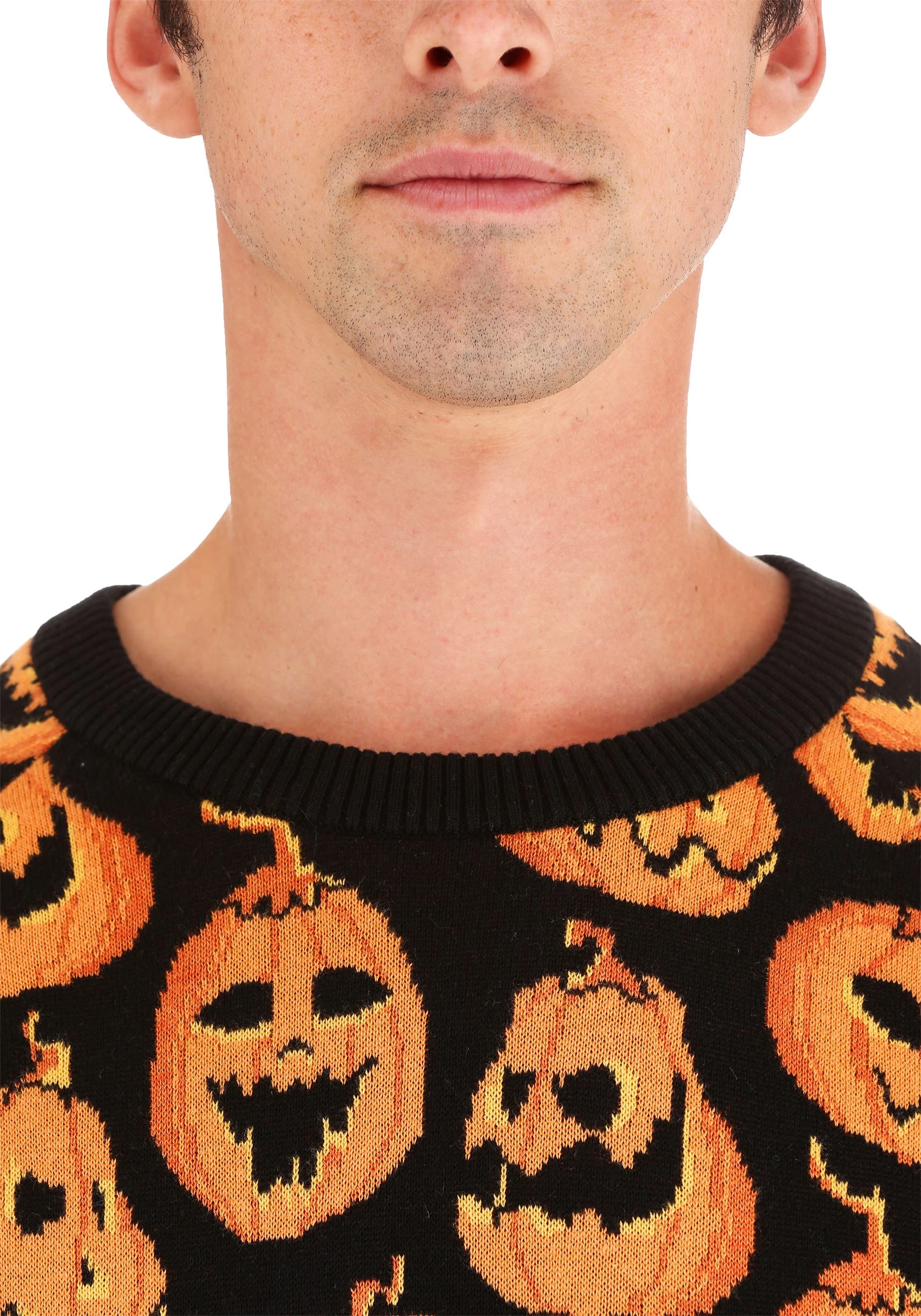 Pumpkin Frenzy Ugly Halloween Sweater - Image 5