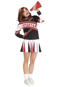 Saturday Night Live Women's Spartan Cheerleader Deluxe Costume