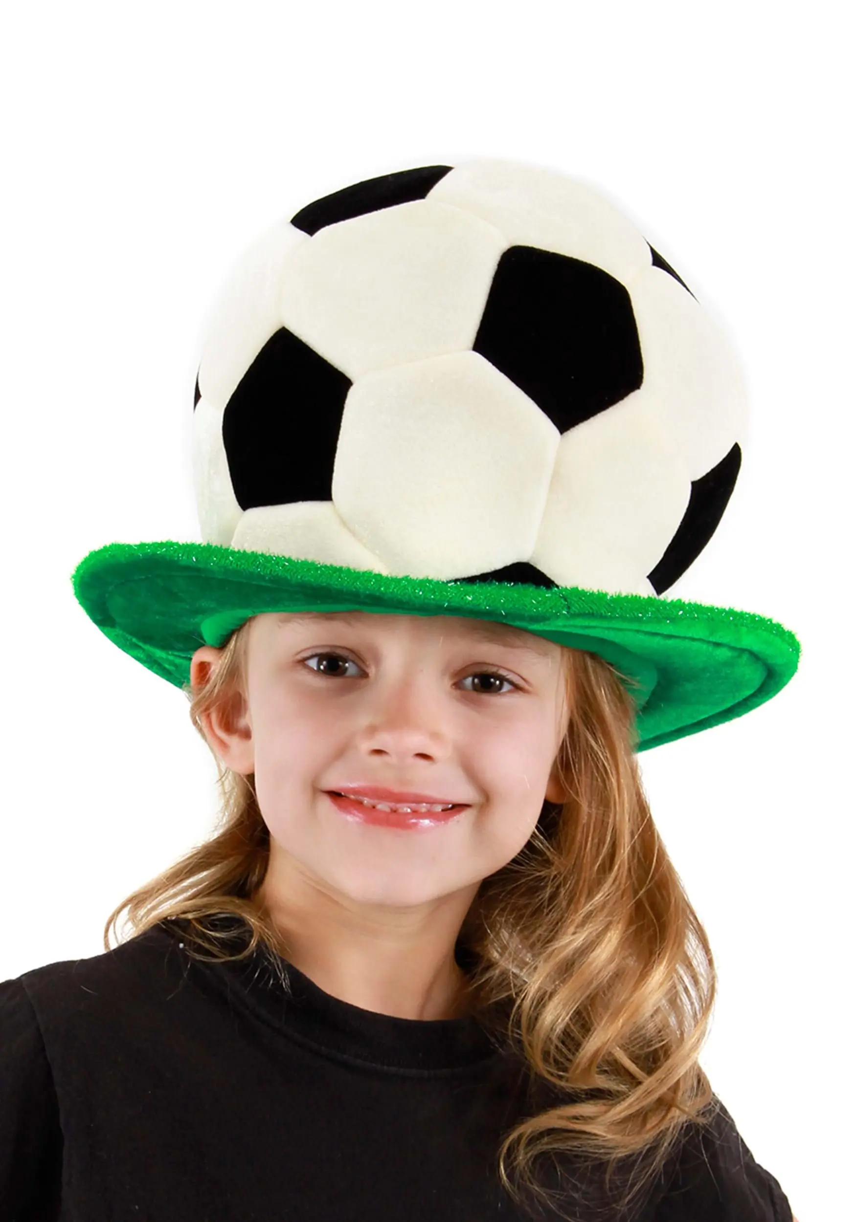 Plush Soccer Ball Costume Hat - Image 2