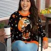 Vintage Halloween Cat Ugly Halloween Sweater