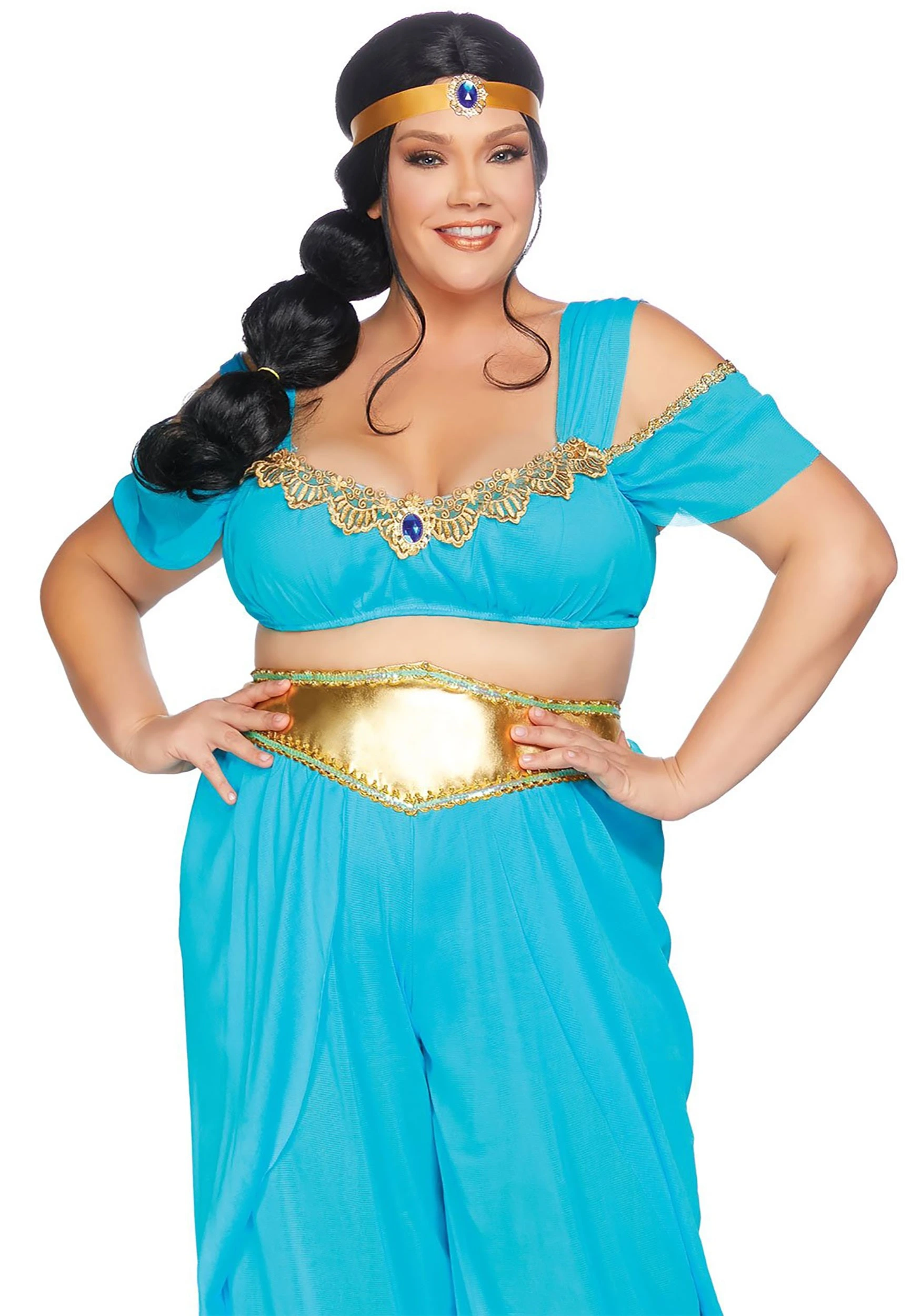 Women's Plus Size Sexy Desert Princess Costume - Image 2