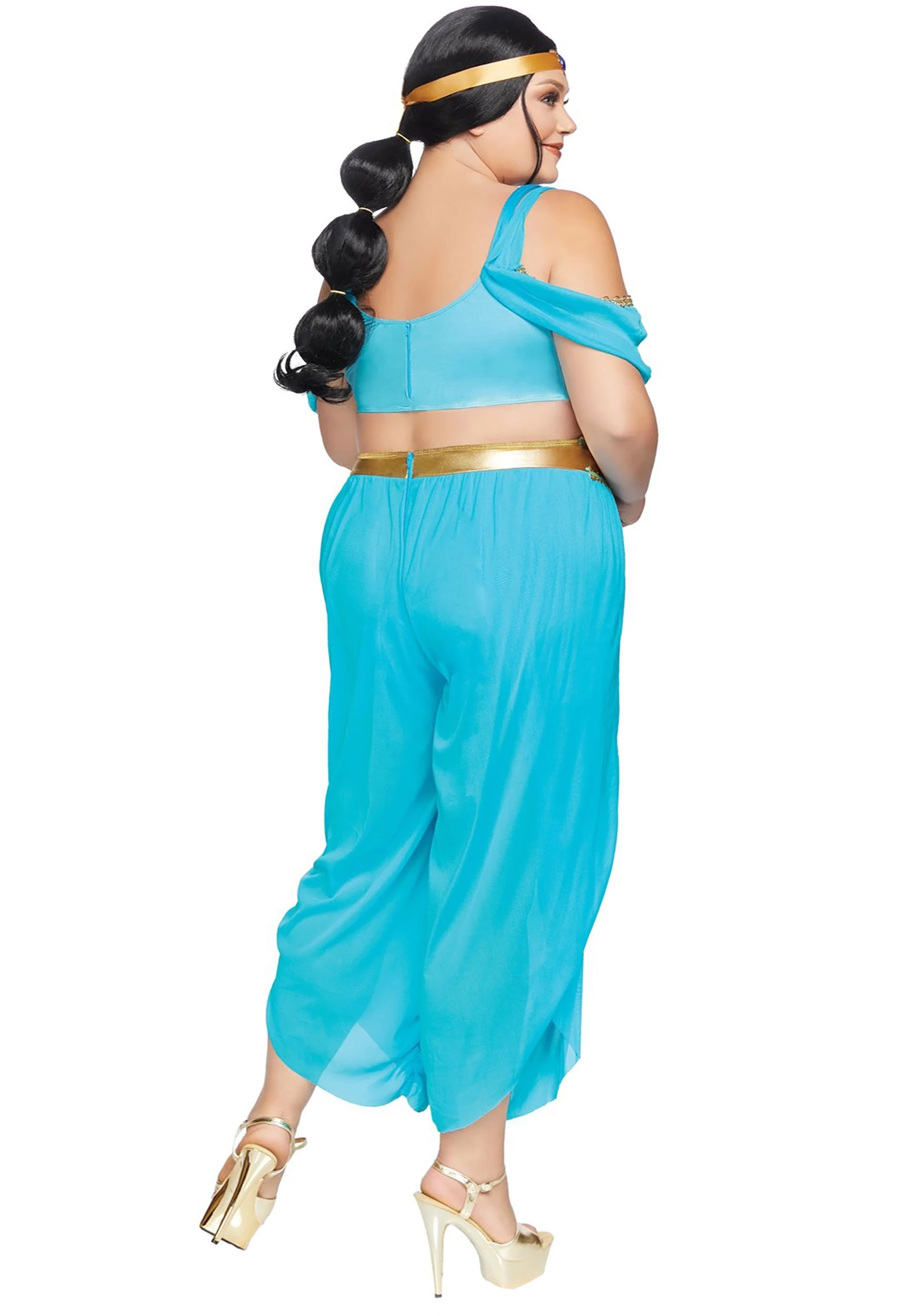 Women's Plus Size Sexy Desert Princess Costume - Image 3