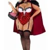 Plus Size Playboy Red Riding Hood Costume For Women