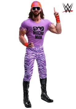 Adult WWE Macho Man Madness Plus Size Costume